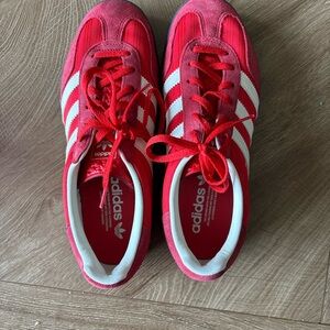 Adidas Originals Gazelle Indoor in Red, Better Scarlet and cream white